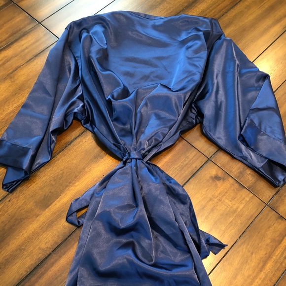 Bridesmaid Robe - Navy - Picture 3 of 4